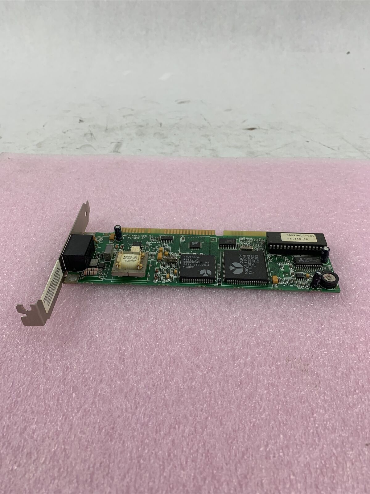 Supra 16-Bit ISA Modem Card SupraExpress 33.6i PnP VoiceInternal 30-0130-3A