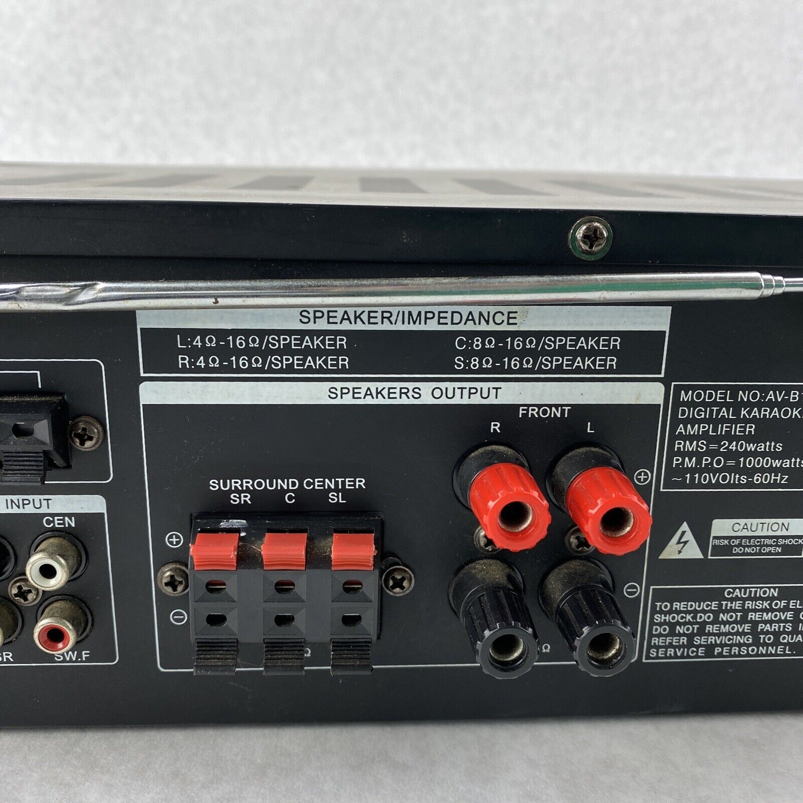 Deura AV-B105 Digital Karaoke Stereo Amplifier