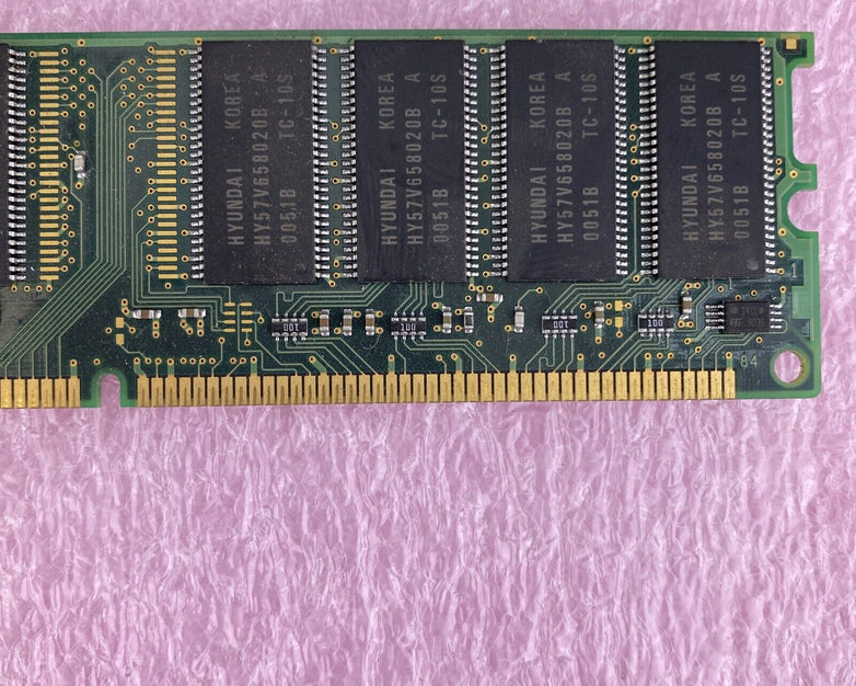 128MB Hyundai HYM7V651601 BTFG-10S BA-A PC100U-322-620 CL3 SDRAM memory