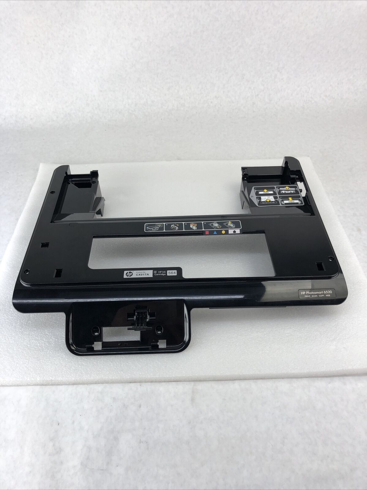 HP Photosmart 6520 Main Cover Plastic Front Cover With Screws