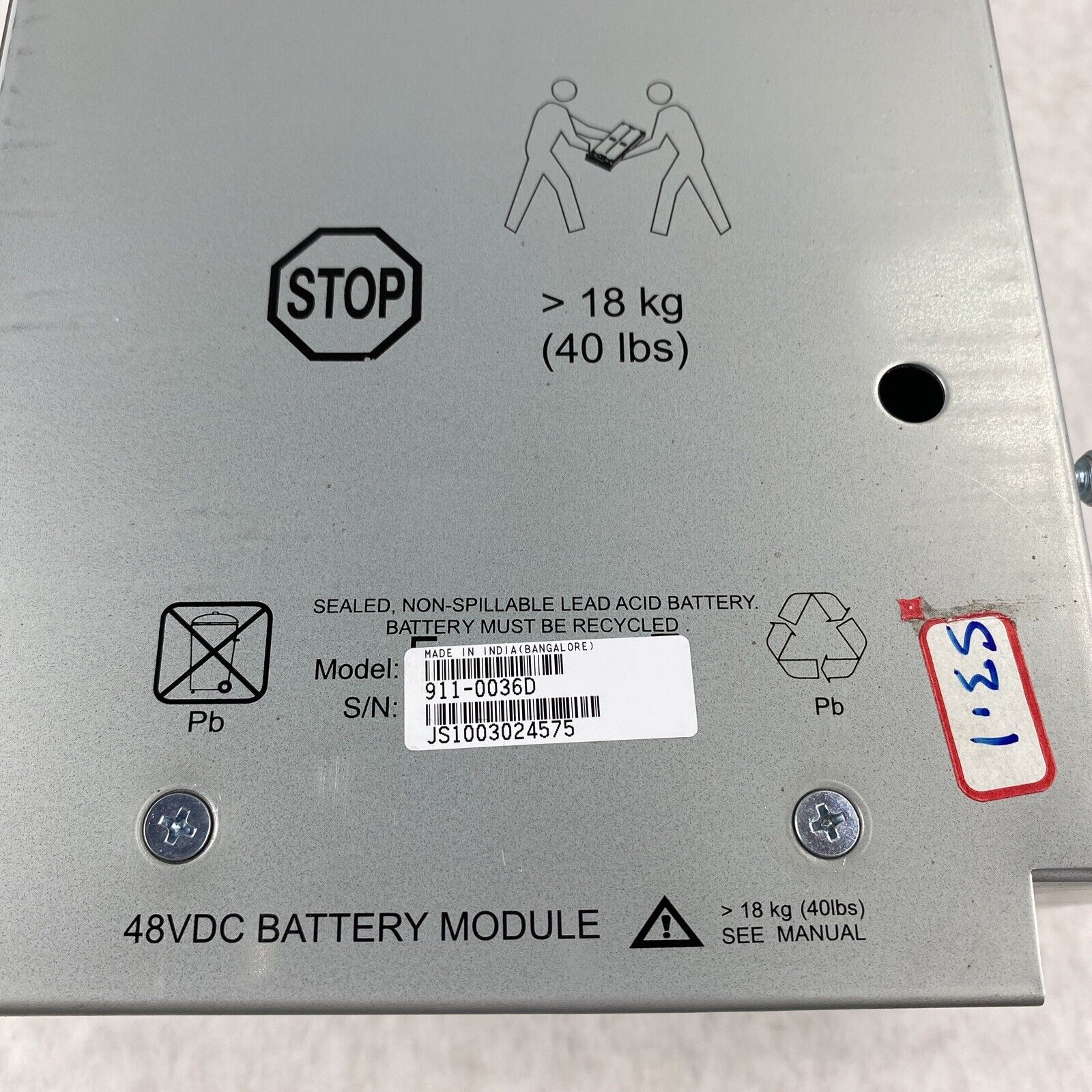 APC 911-0036D Replacement Battery Module Cartridge  No Battery