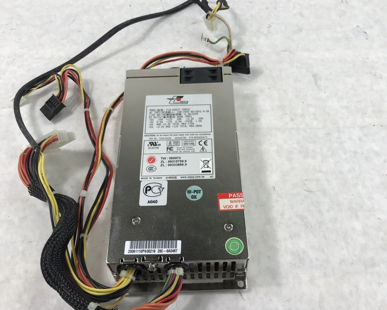 EMACS P1A-6301P 240V 60Hz 6A 284W Server Power Supply