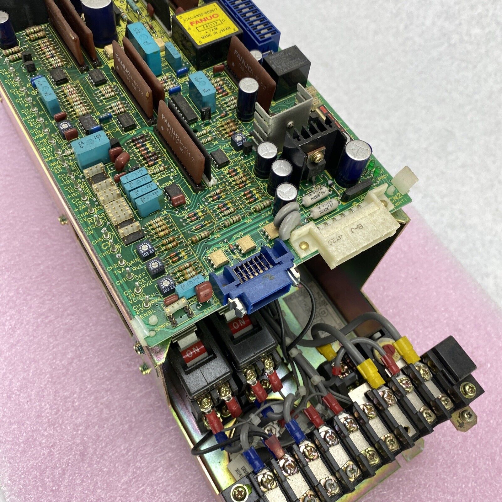 Fanuc A06B-6047-H002 Velocity Control Unit Parts or Repair