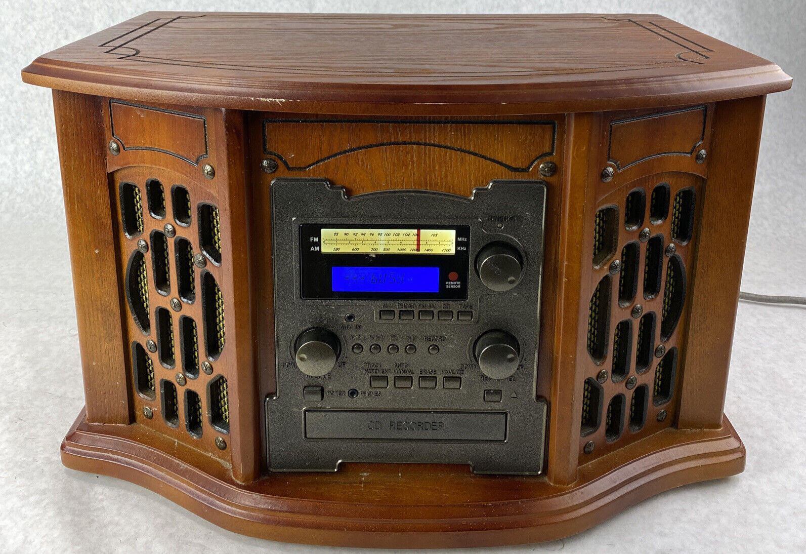Innovative Tech ITRR-501 Wooden 5 In 1 Stereo System NEEDS REPAIR