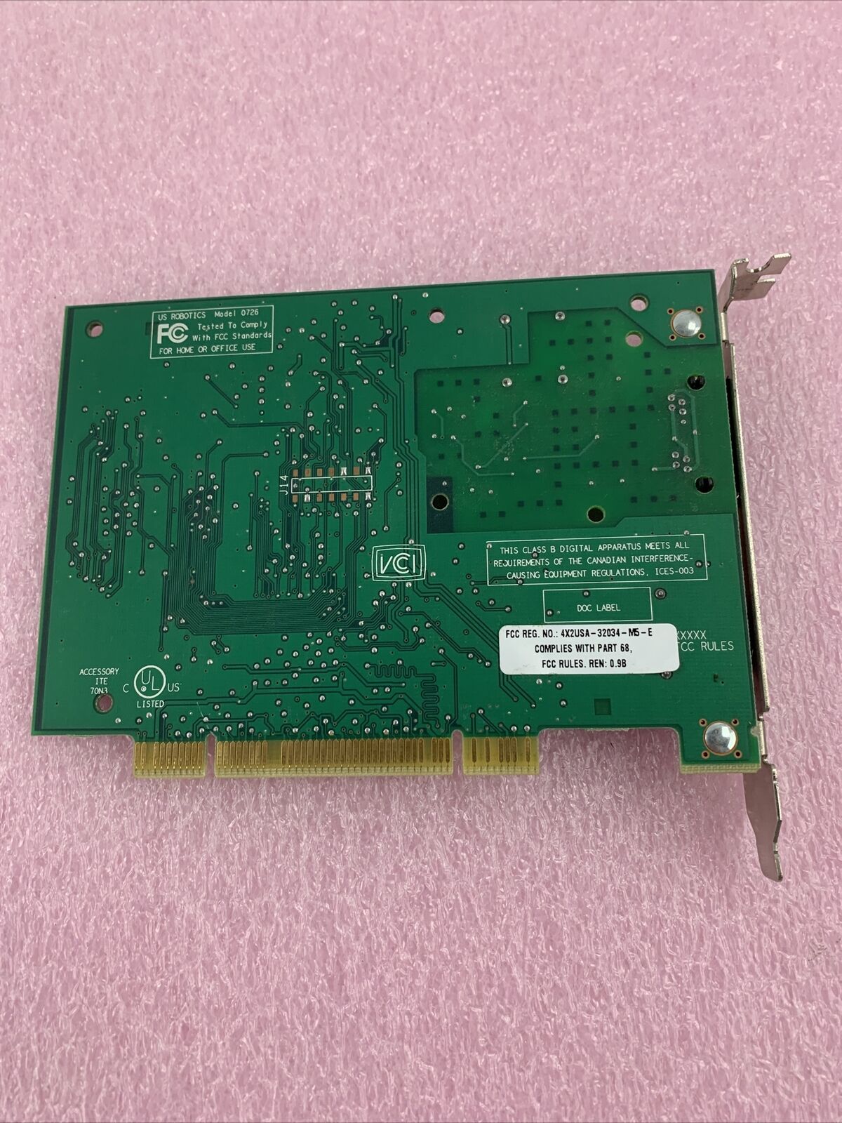 3com US Robotics Modem Card 3CP5610-Var-20 PCI