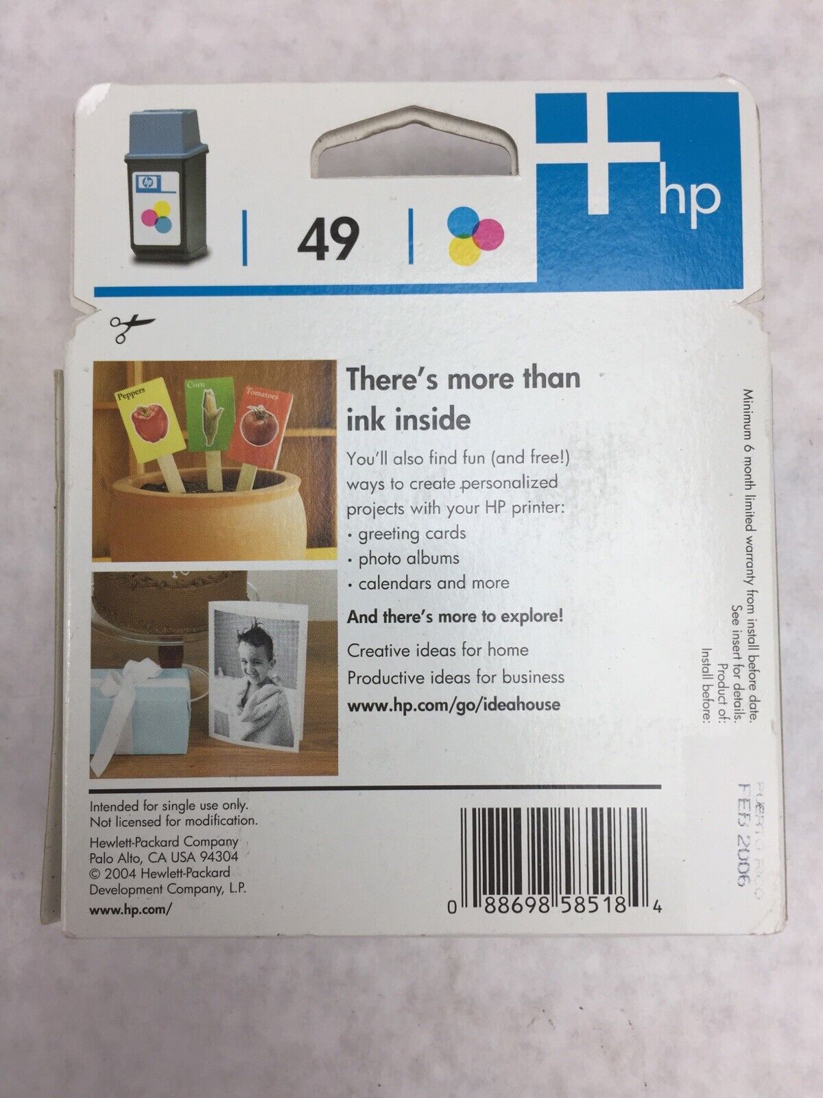 HP 49 Tricolor Ink Cartridge