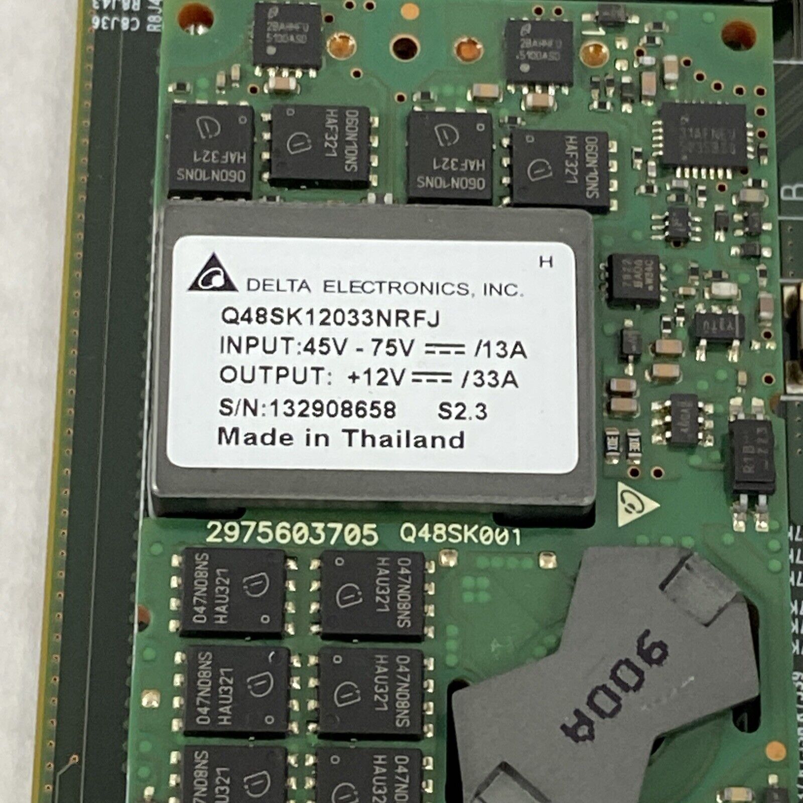 NetApp X-48566-00-R6  12-Slot Drive Shelf Drawer Module-1 w/ Q48SK12033NRFJ IC