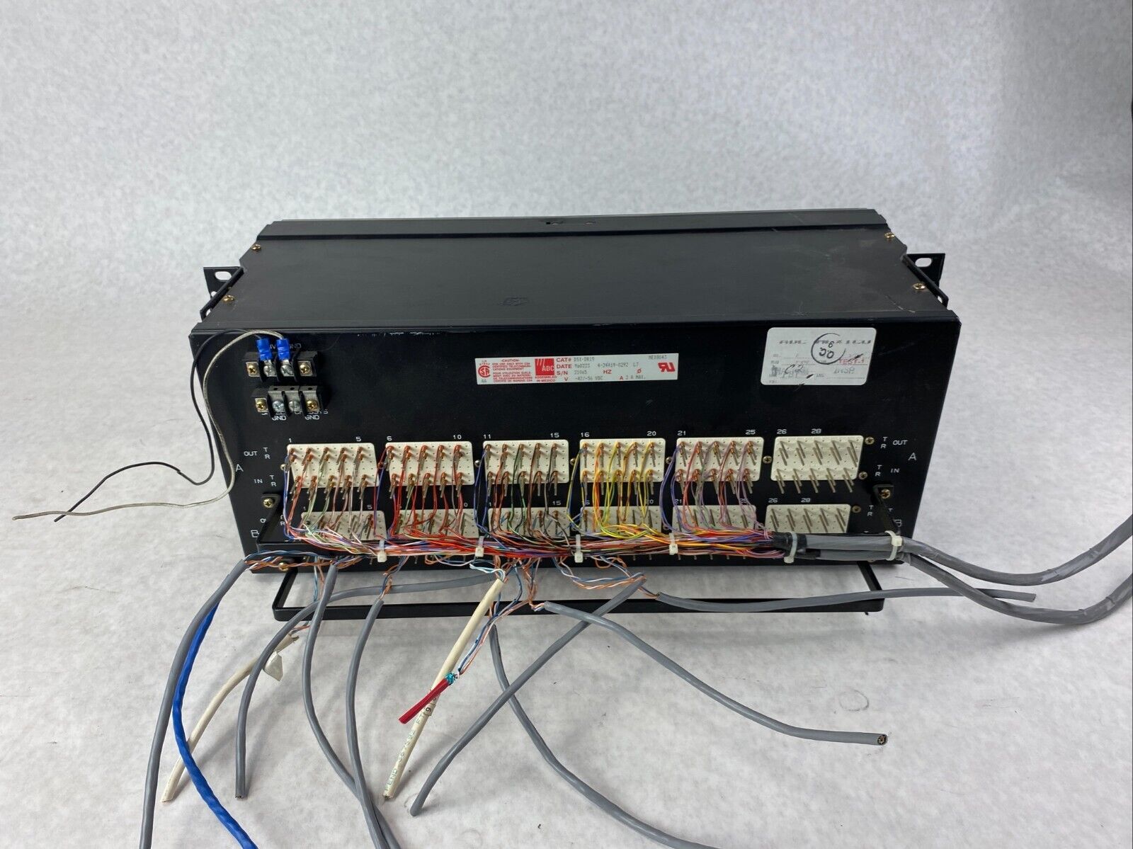 ADC 4-24419-0305 DSX-DR19-CAB 4-24419-0292 DR 19 Rear Cross Connect Patch Panel