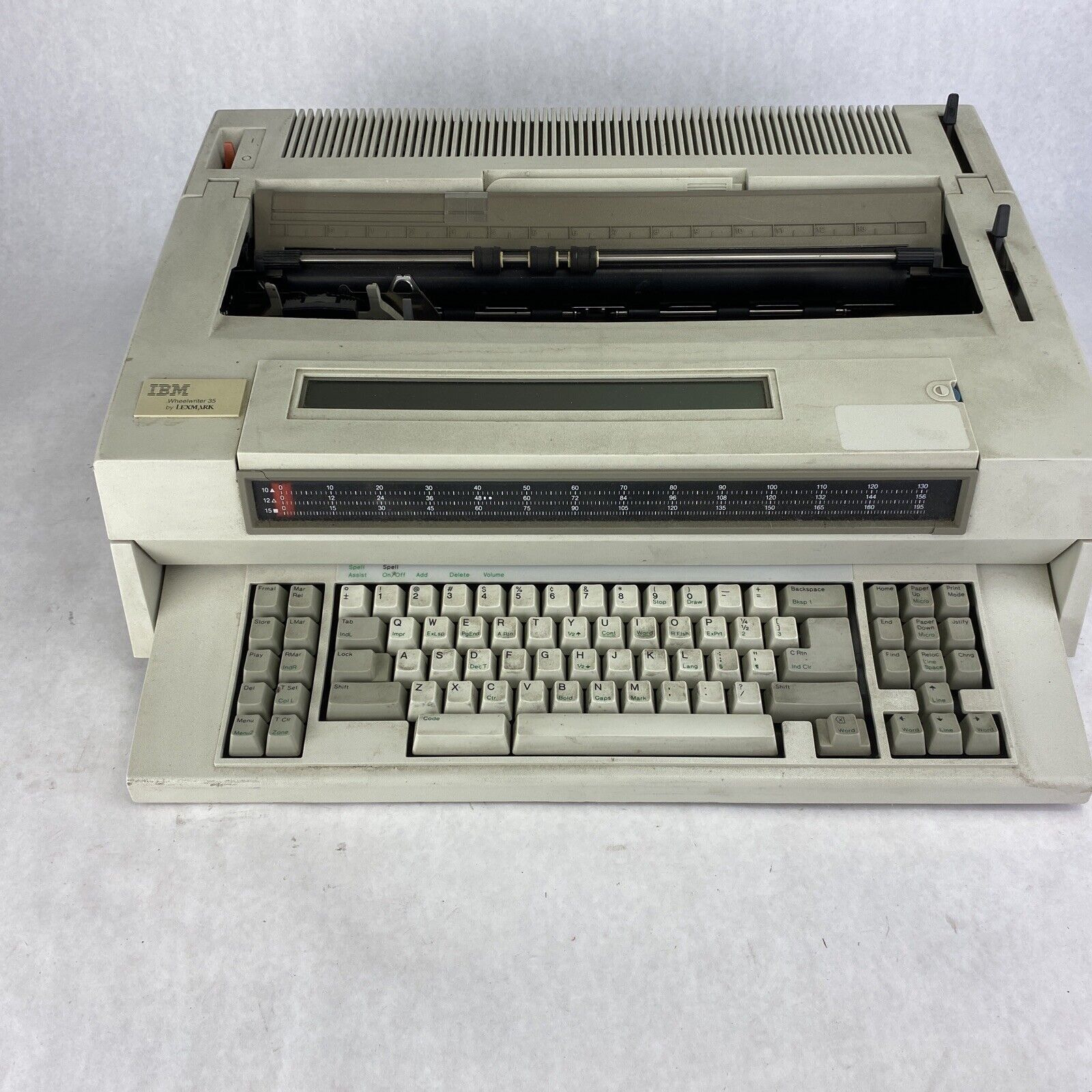 IBM Lexmark Personal Wheelwriter 35 Electronic Typewriter 6787-005 -Parts
