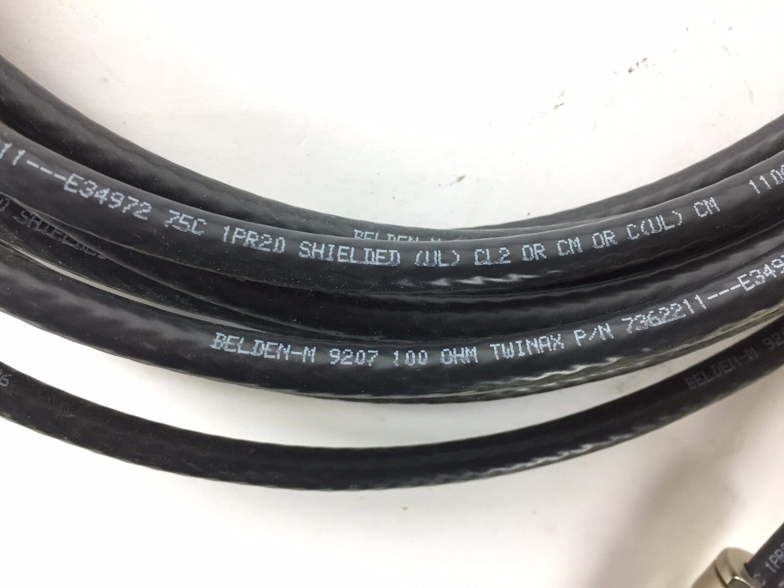 Amphenol RFX w/ Belden M9207 Cable 7362211 E34972  20 Feet