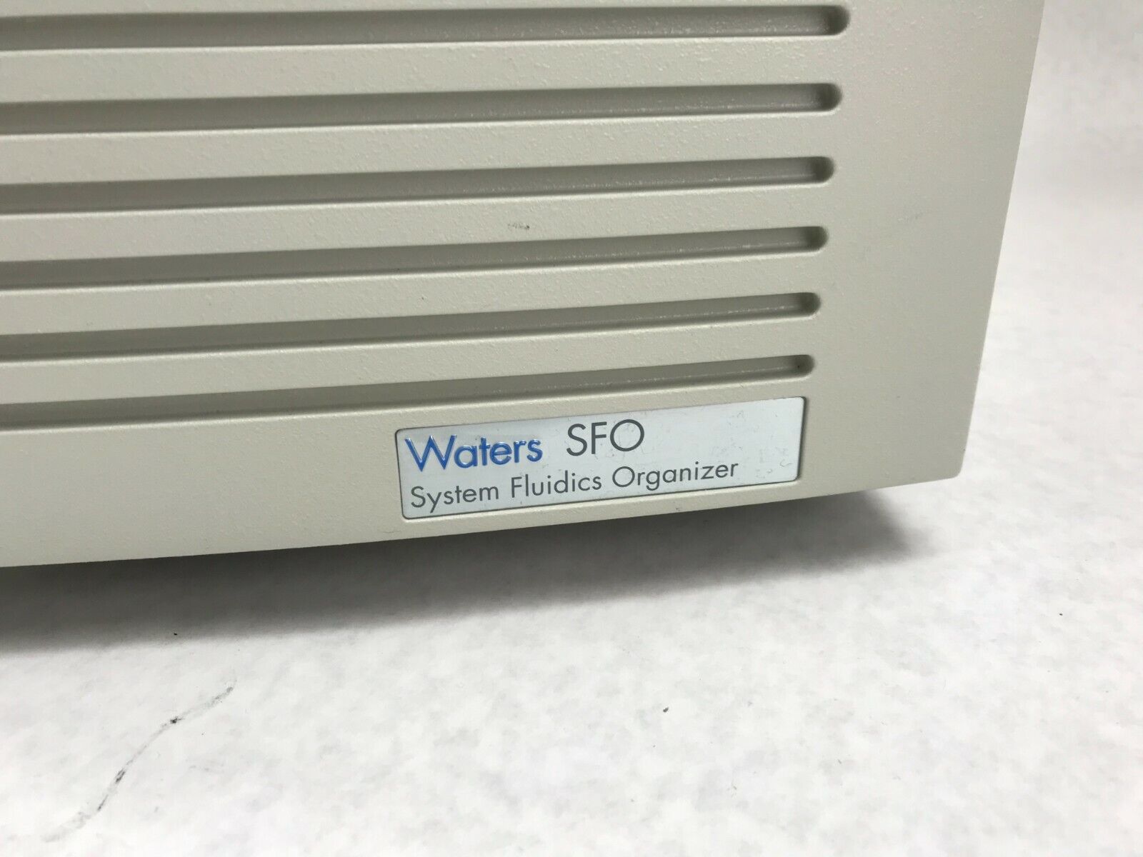 Waters SFO System Fluidics Organizer Model Code APS