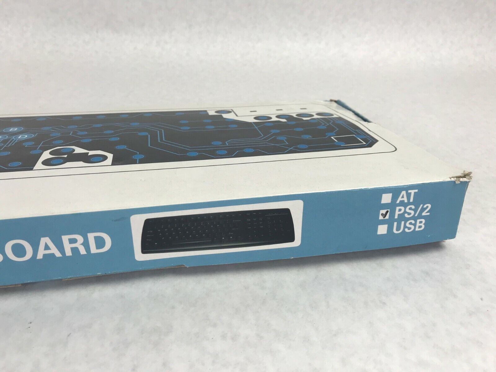 AOpen KB-858B Wired PS/2 Keyboard Colored Editing Macros