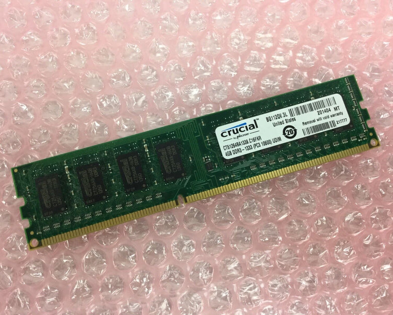 4GB (1x4GB) Crucial DDR3-1333 (CT51264BA1339.C16FKR) Desktop Memory