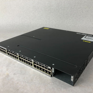 Cisco WS-C3750X-48P-S 48-Port GbE PoE Catalyst Network Switch
