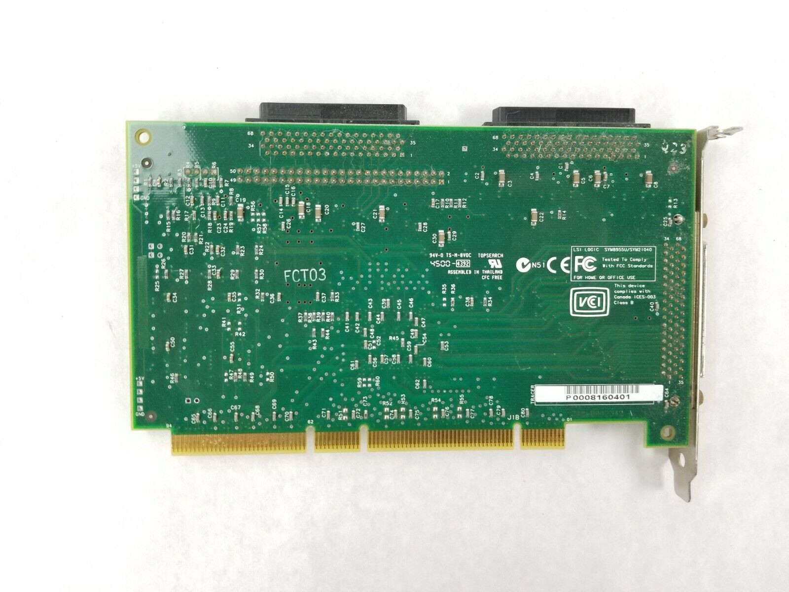 LSI Logic SCSI Controller Host Adapter Board SYM21040-33
