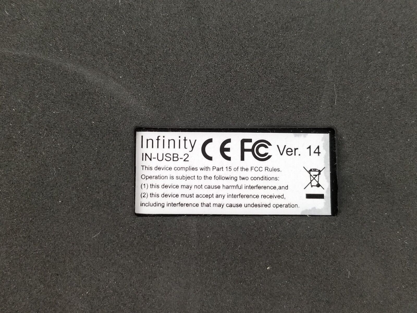 Infinity IN-USB-2 USB Digital Foot Control Transcription Dictation Foot Pedal