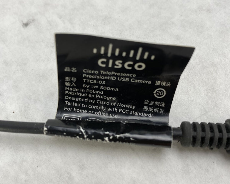 Cisco TTC8-03 TelePresence PrecisionHD USB Webcam Professional Grade