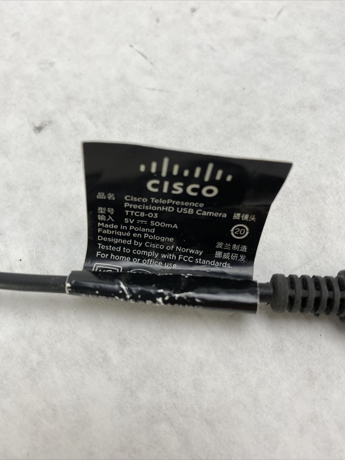Cisco TTC8-03 TelePresence PrecisionHD USB Webcam Professional Grade