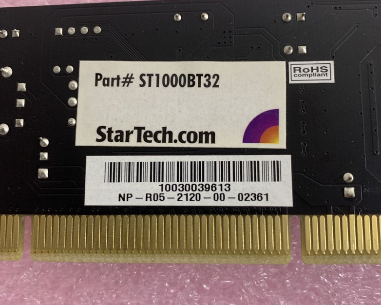 StarTech ST1000BT32 Gigabit Network Ethernet PCI Adapter