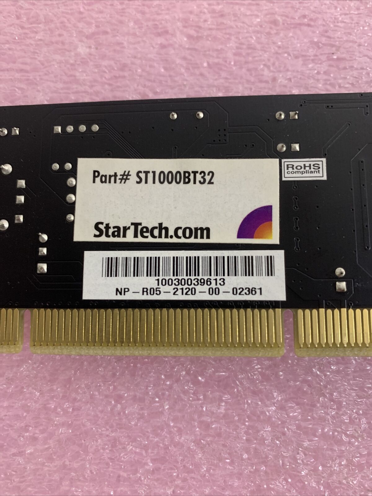 StarTech ST1000BT32 Gigabit Network Ethernet PCI Adapter