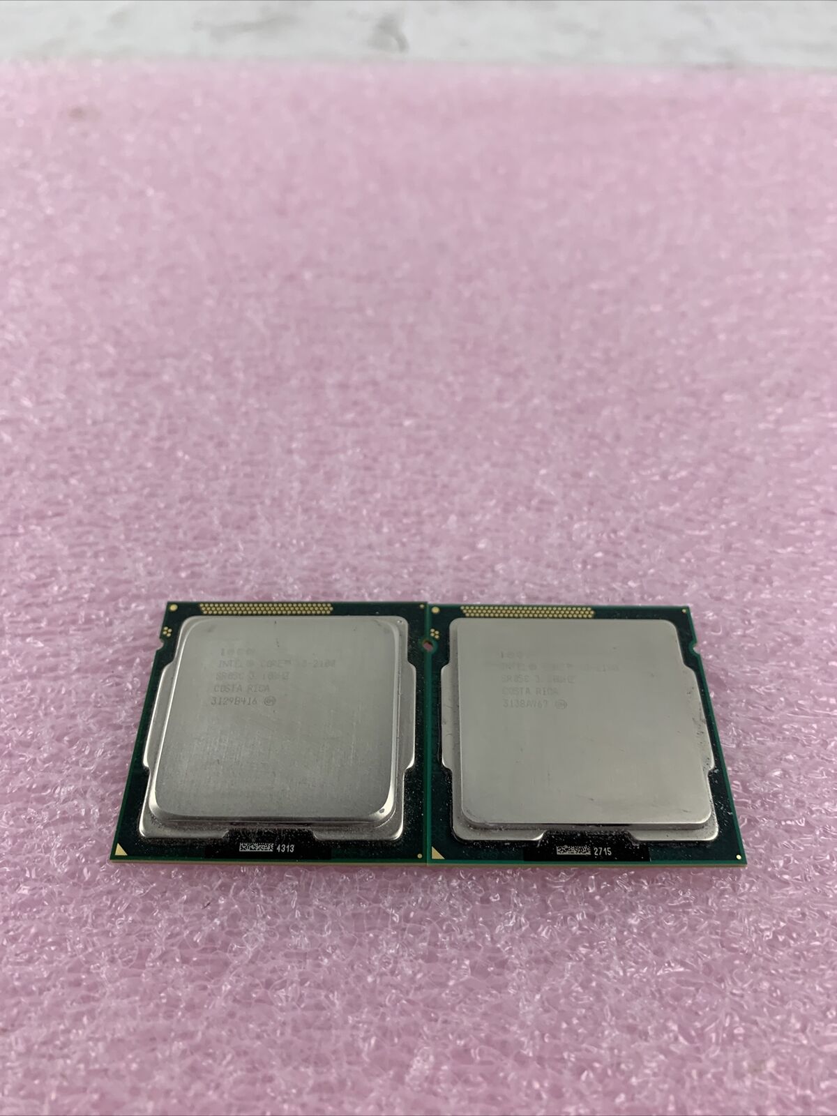 Lot of 2 Intel Core i3-2100 3.1GHz Processor