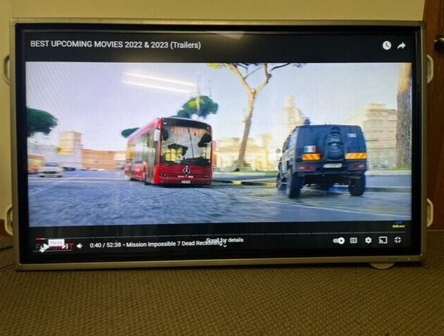 Sharp PN-L702B 70" Touchscreen VGA DVI RS-232C HDMI 240W Monitor Silver