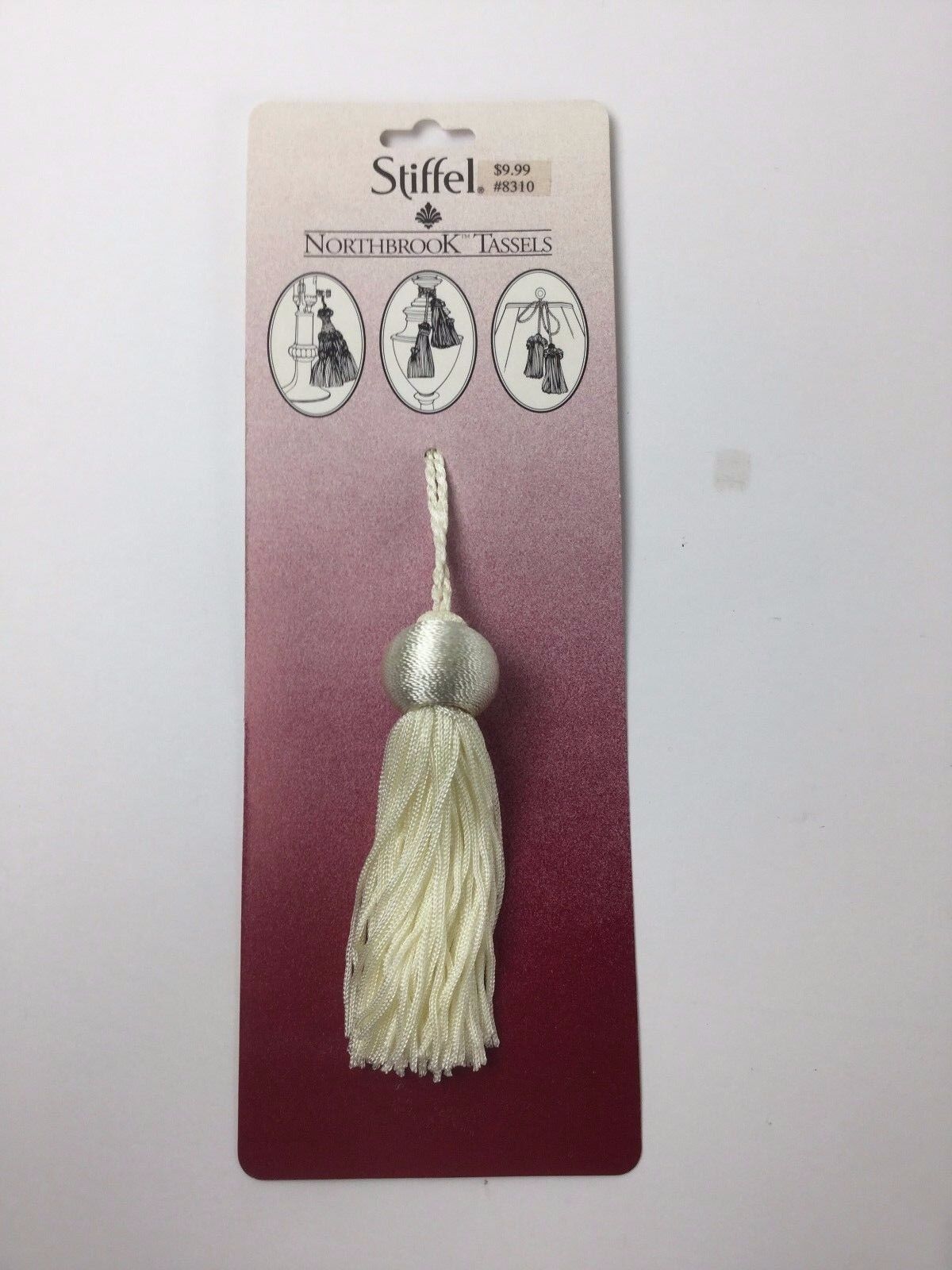 Lot of 12 Stiffel Northbrook Tassels,  8310 Ivory Key Color