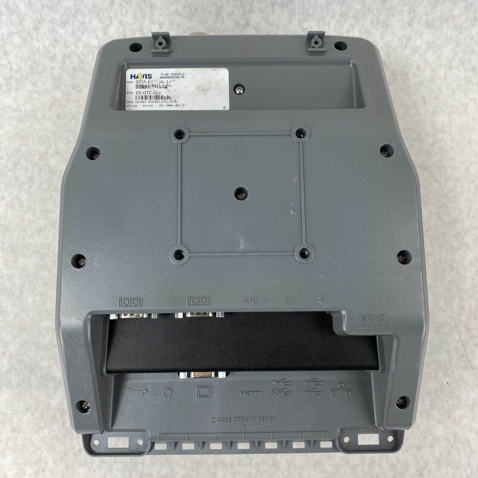 Havis DS-GTC-201 Docking Station For Getac F110 Tablet - Bad USB