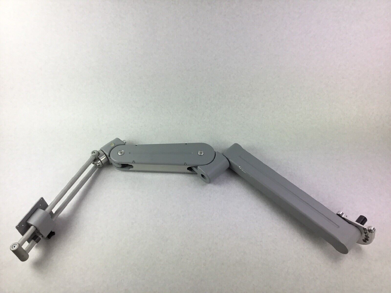Wall Mount Medical Monitor + Keyboard Stand in the Style of Herman Miller