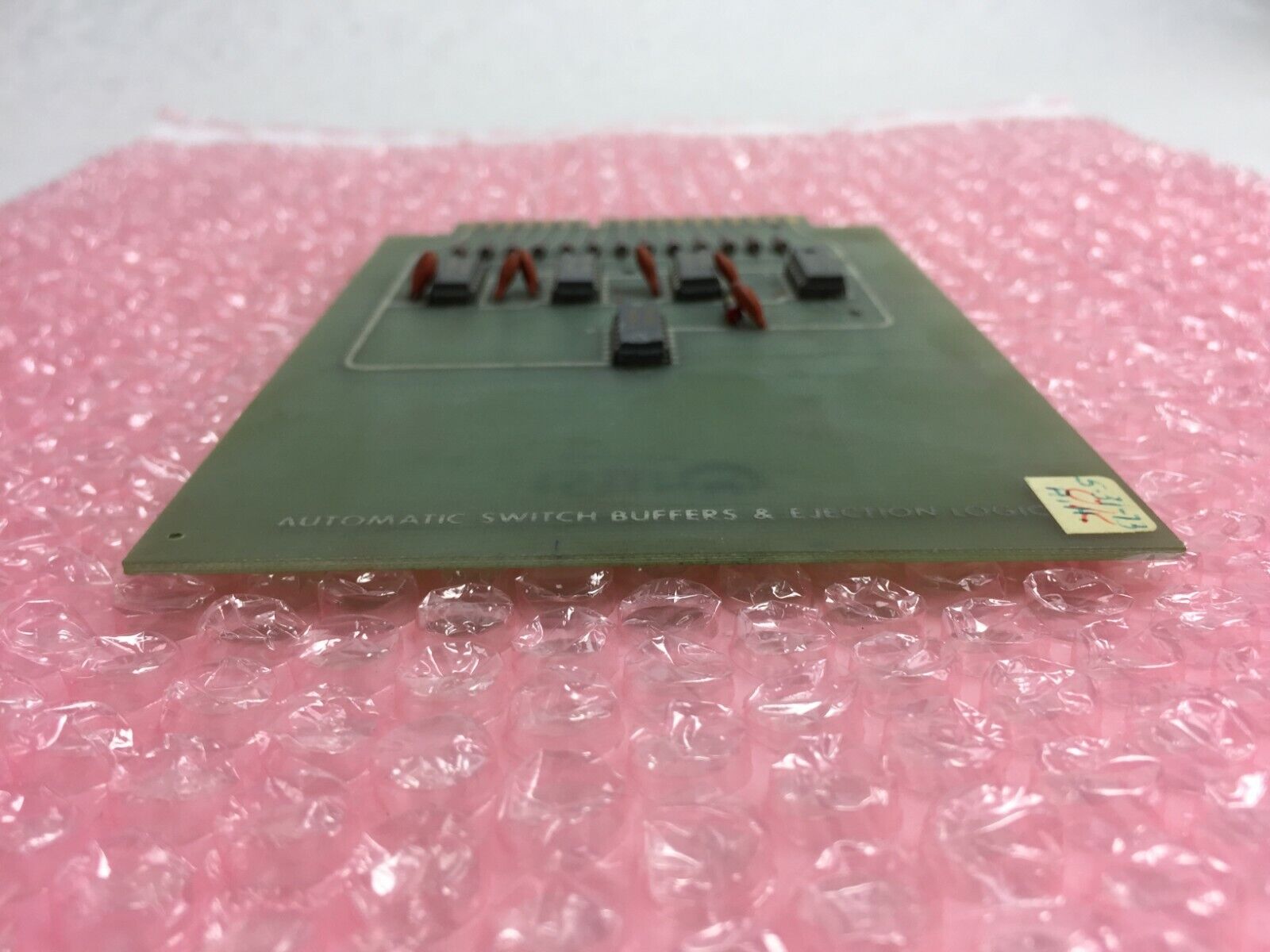 Vintage 1973 MSI  Automatic Switch Buffers & Ejection Logic 24867-1  NC1-W2 Card
