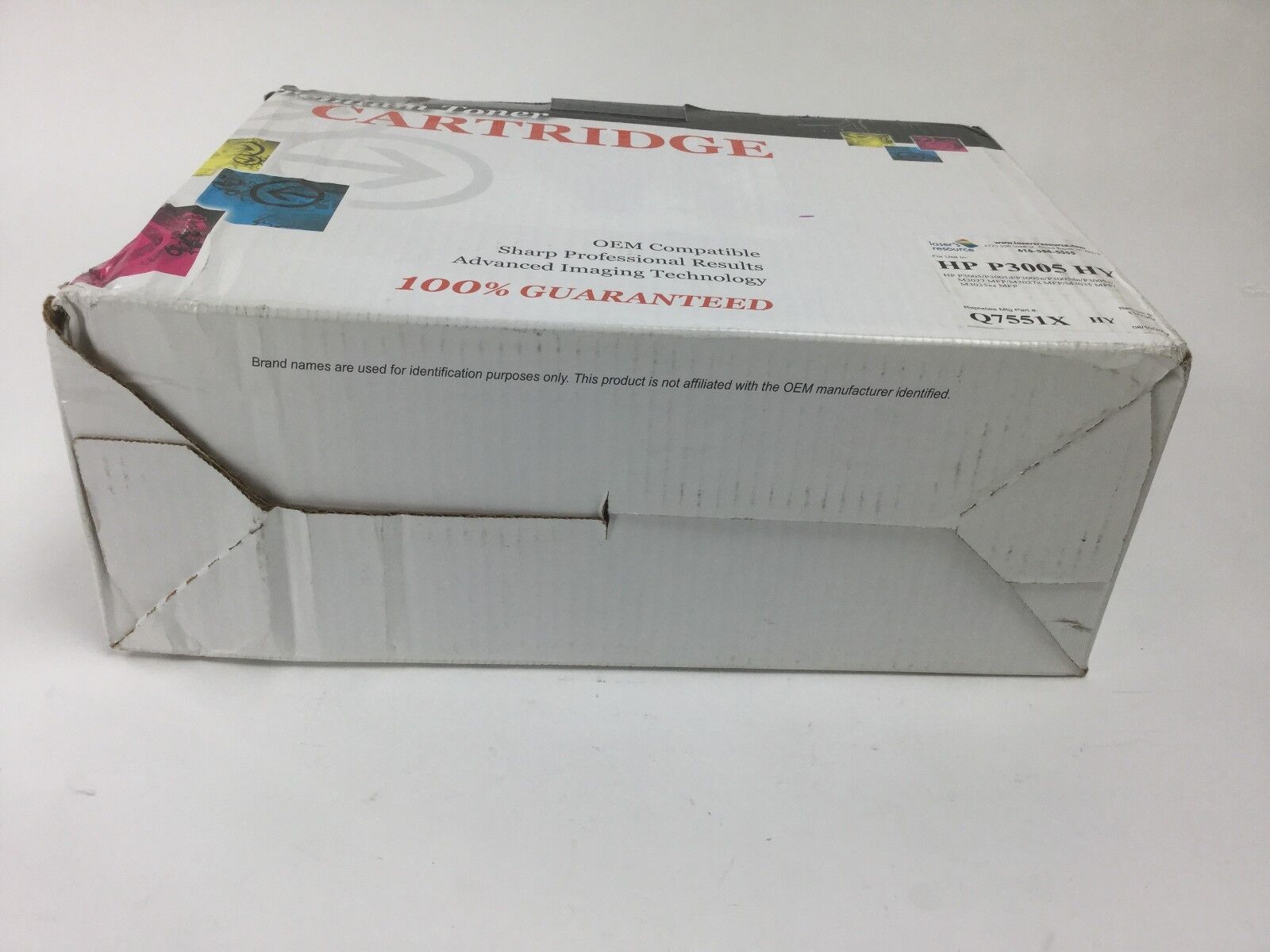 Premium Toner Cartridge for HP Q7551X, NEW Factory Sealed