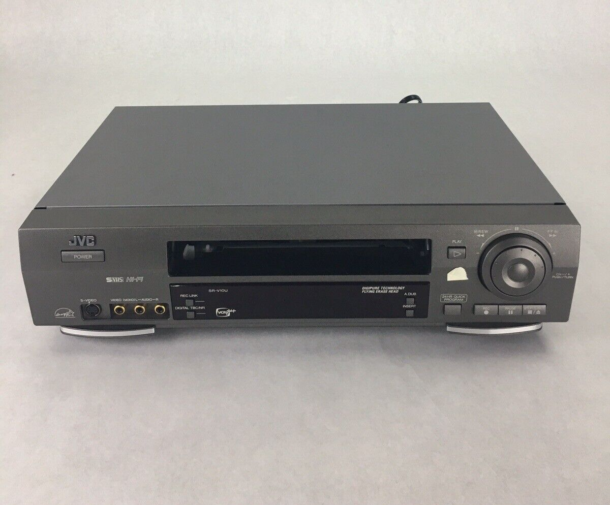 JVC SR-V10U Super VHS Professional Stereo VCR Player Recorder for Parts & Repair