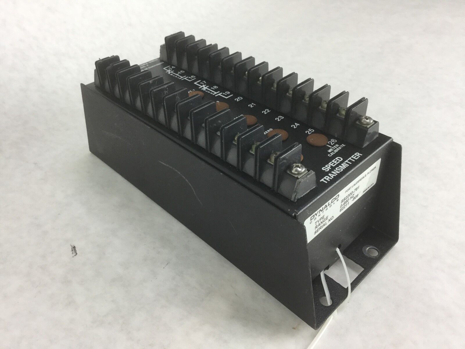 DYNALCO CONTROLS, Speed Transmitter SS2200-761 (Range 0-690 HZ)