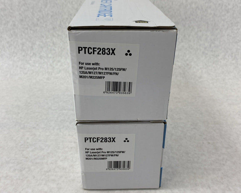 Lot of 2 Premium Compatible PTCF283X Laser Toner Cartridge For HP LaserJet Pro