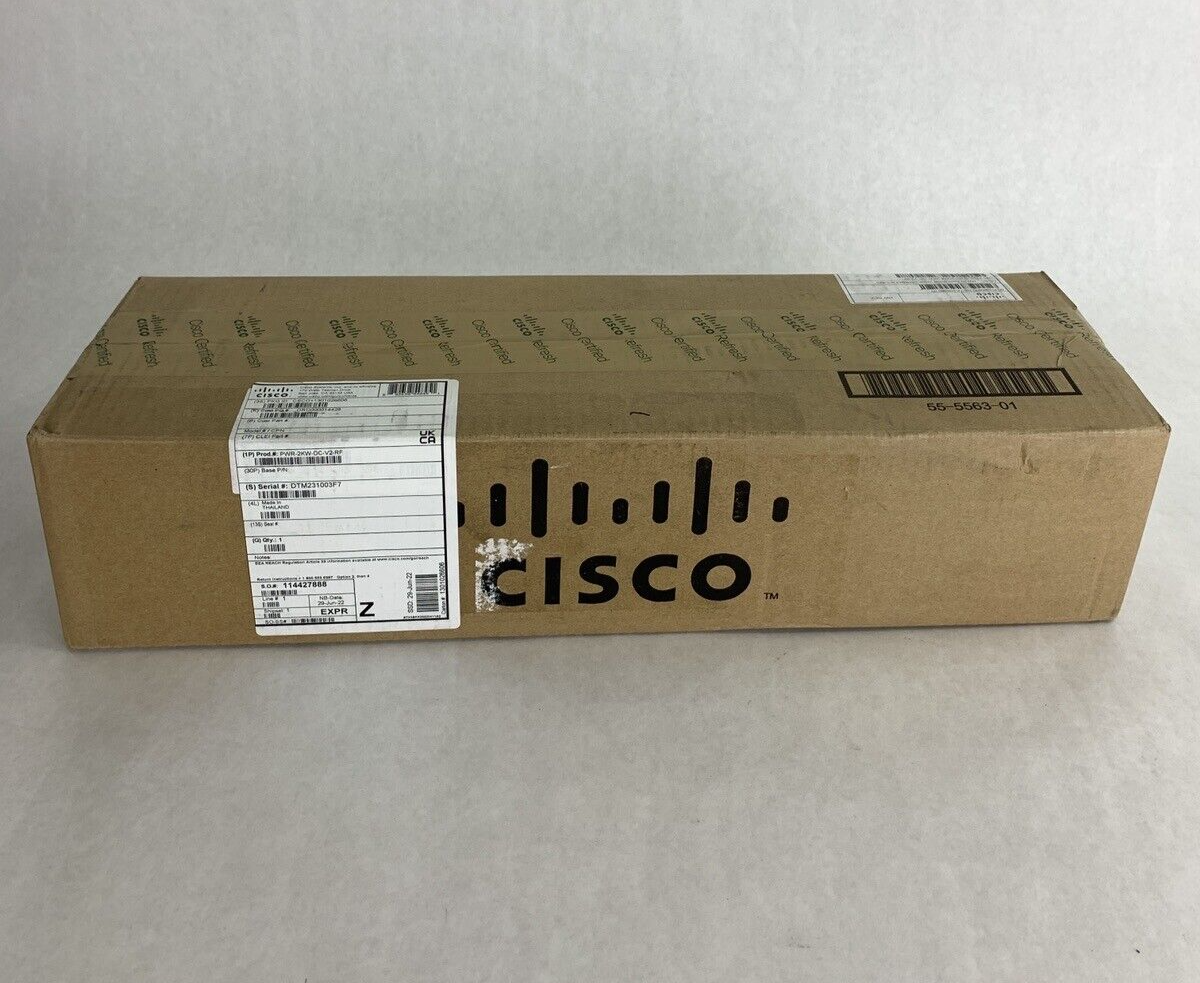 Cisco Refresh PWR-2KW-DC-V2-RF  2KW DC Power Module