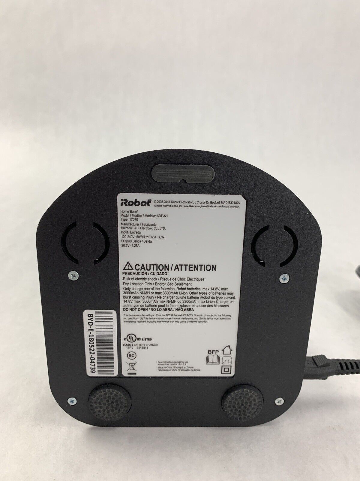 OEM Roomba Home Base Charger e6 Dock With Cord ADF-N1