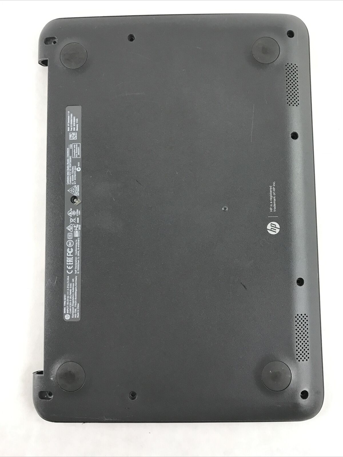 HP Chromebook 11 Gray Bottom Cover TPN-Q151