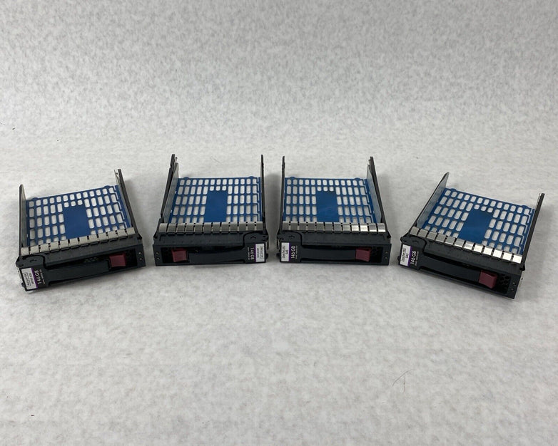 Lot of 4 HP 488058-001 3.5" 146GB Dual Port 15K Hard Drive Caddy Trays