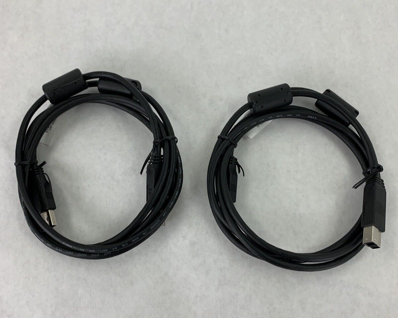 Pair of HP 935544 6ft USB 3.0 Cable USB Type-A Type-B 935544-0012209