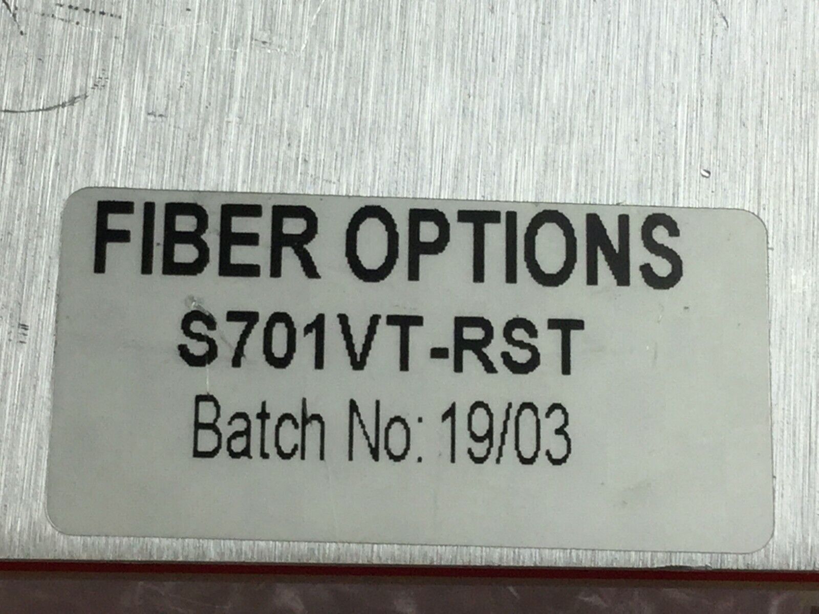 Fiber Options S701VT-RST  Video In Control Board Transmitter 701-T