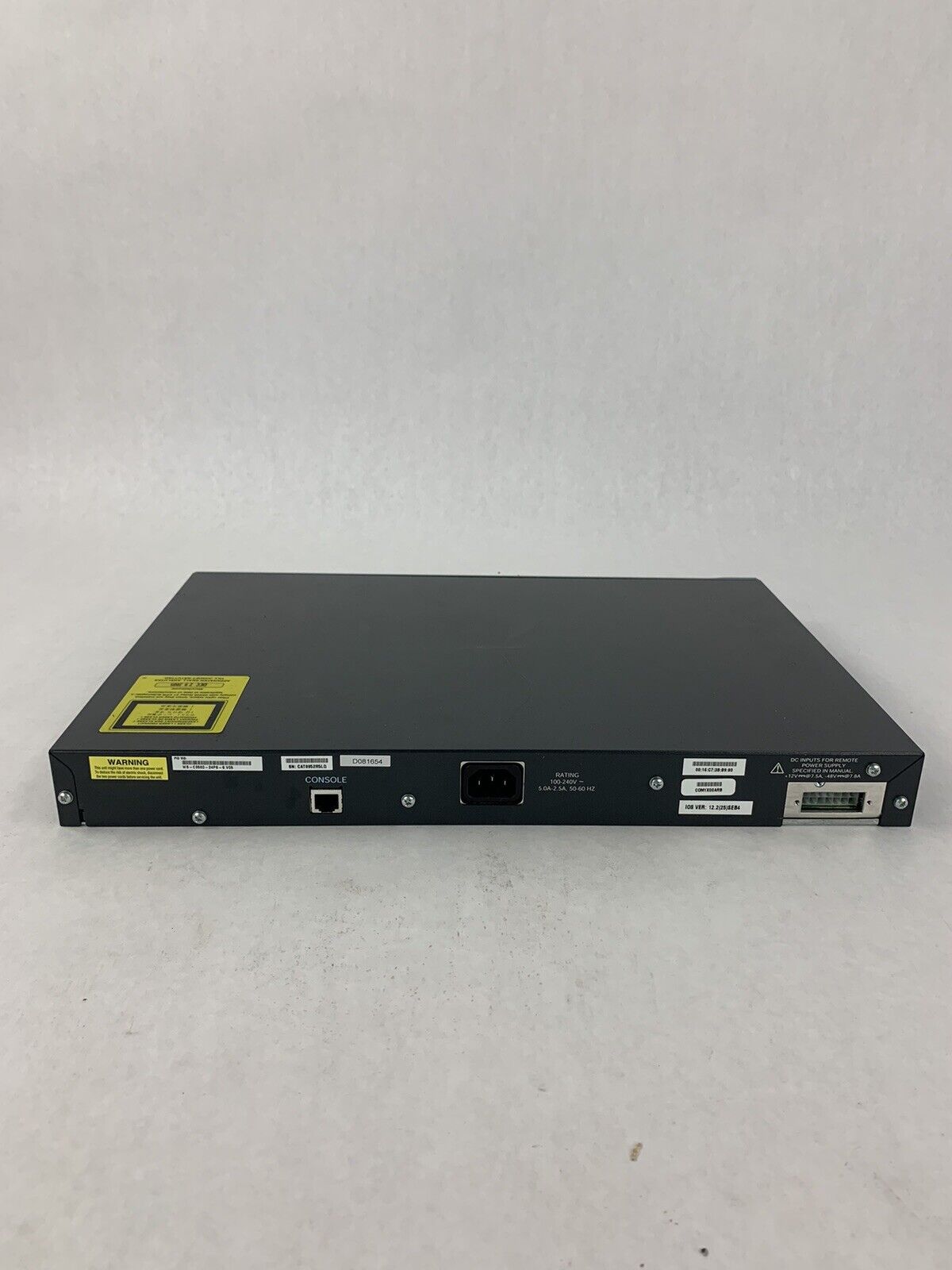 Cisco 3560 Series WS-C3560-24PS-S Network Managed Switch