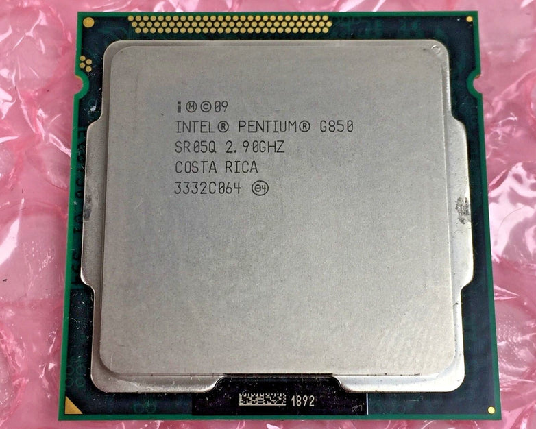 Intel Pentium Dual-Core G850 2.90GHz LGA1155 3MB CPU Processors SR05Q Lot of 2