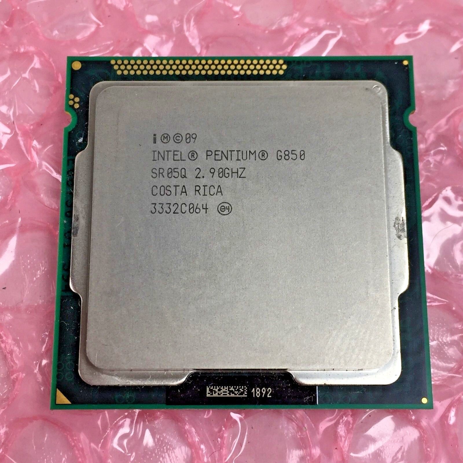 Intel Pentium Dual-Core G850 2.90GHz LGA1155 3MB CPU Processors SR05Q Lot of 2