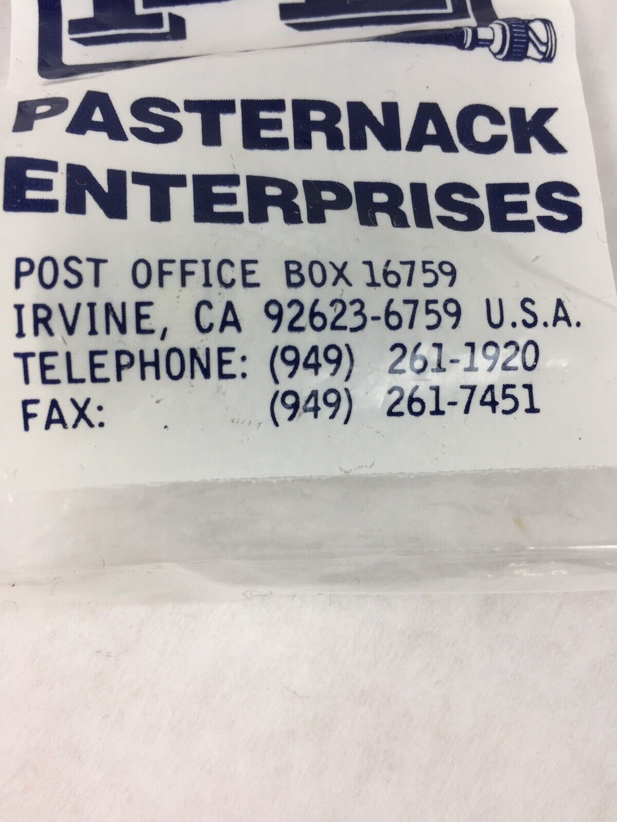 New Pasternack 20 dB - Brass Nickel BNC Male to BNC - 2 Watt - 4 GHz - PE7049-20