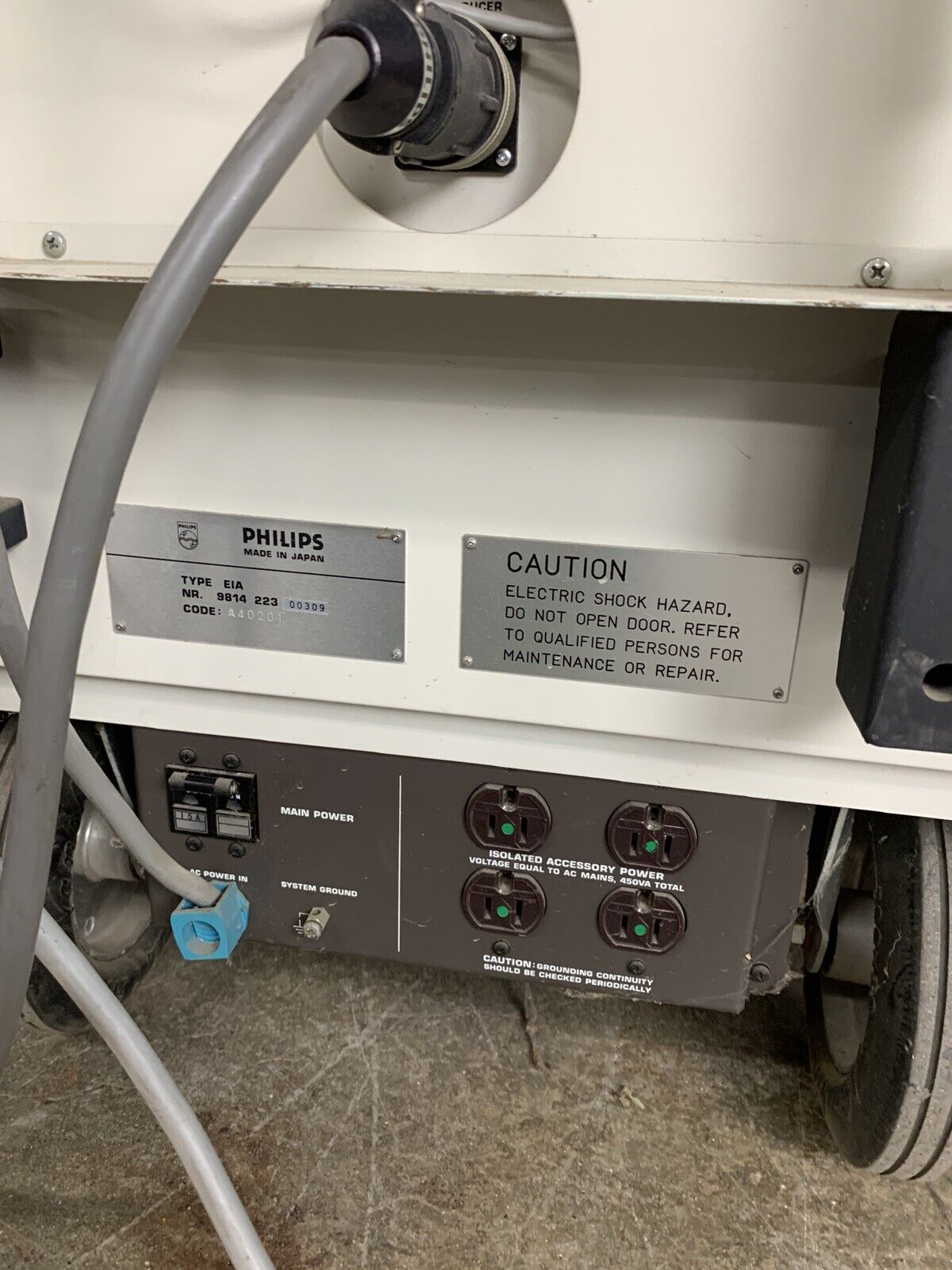 Philips SDC 4000 Ultrasound Machine Power Tested
