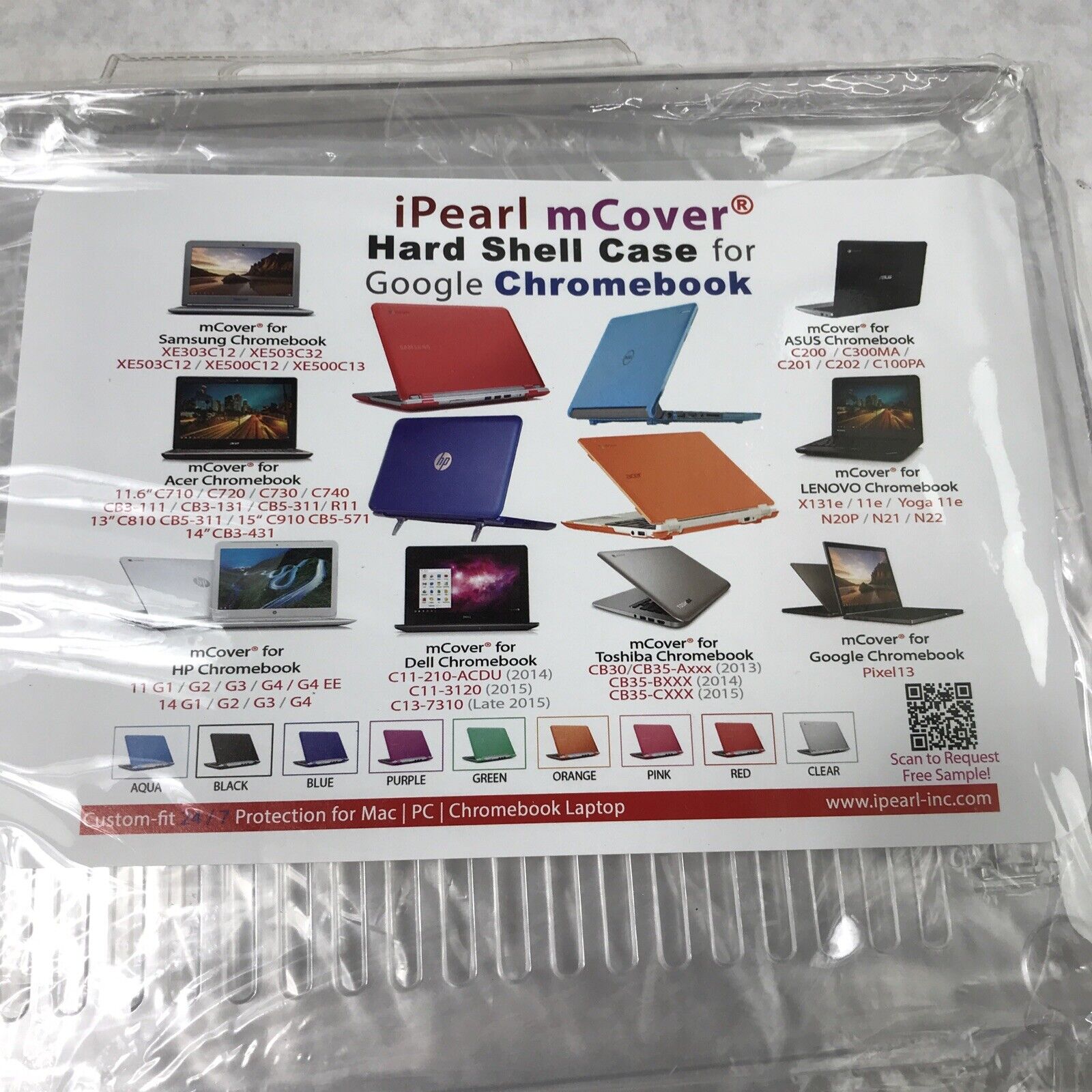 IPearl mCover Hard Shell Case for Google ChromeBook Clear