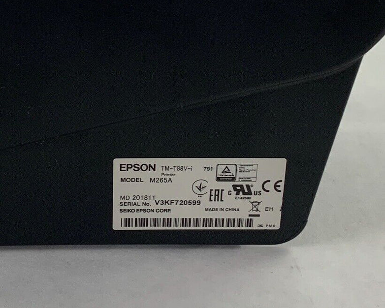 Epson TM-T88V M265A POS Compact Thermal Receipt Printer USB Serial For Parts