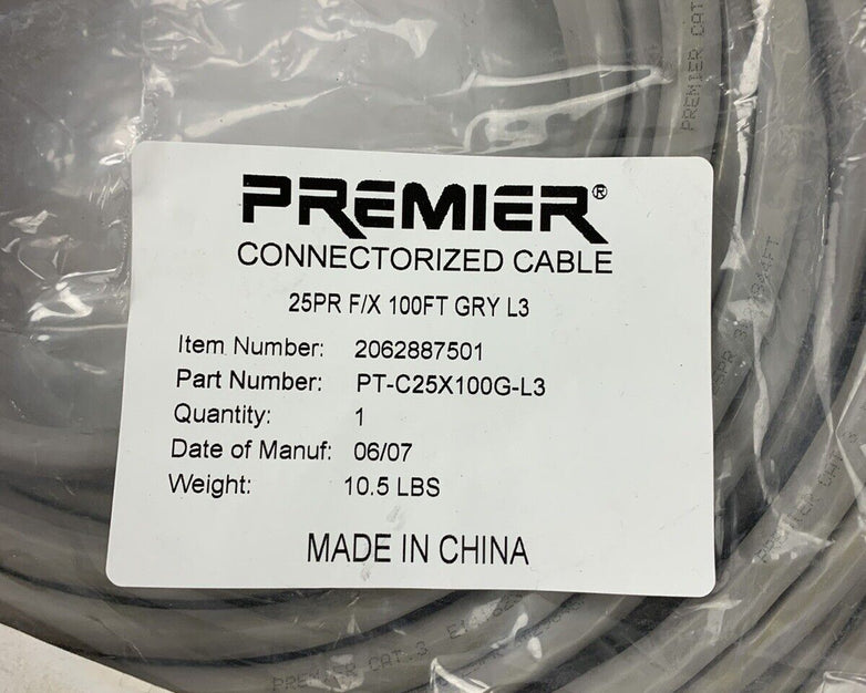 Premier PT-C25X100G-L3 2062887501 25pr F/X 100FT