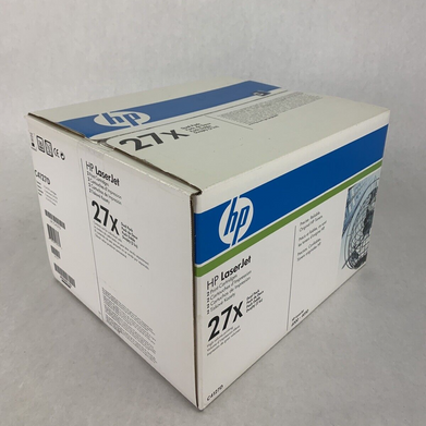 New Sealed OEM HP C4127D Dual Pack 2-27X Black Toner for Laserjet 4000 & 4050