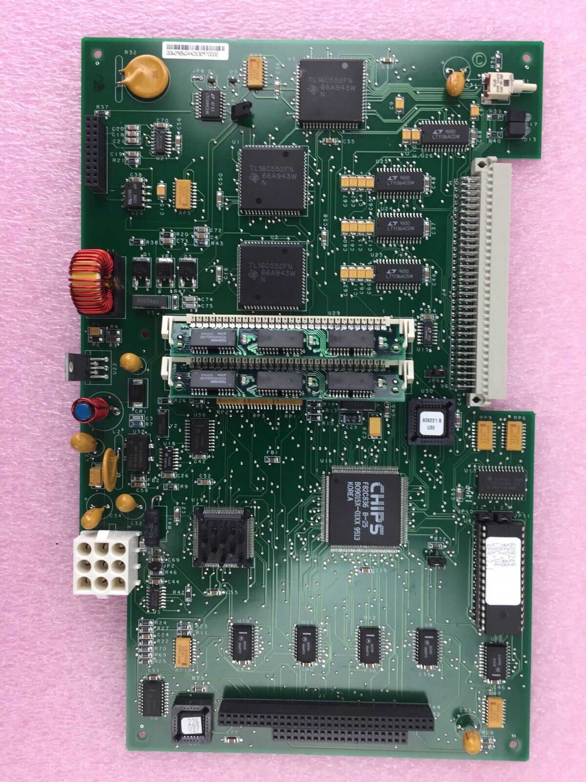 Circuit Board - Chips B0915X-01XX 9513 F82C836 - 609249 - Untested